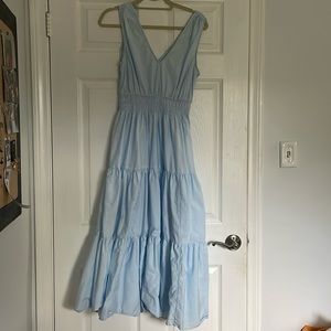Anthropologie Light Blue Maxi Dress